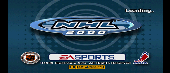 NHL 2000 Title Screen